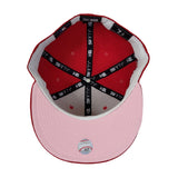 Scarlet Washington Nationals Pink Bottom 2019 World Series Champions New Era 59Fifty Fitted Hat