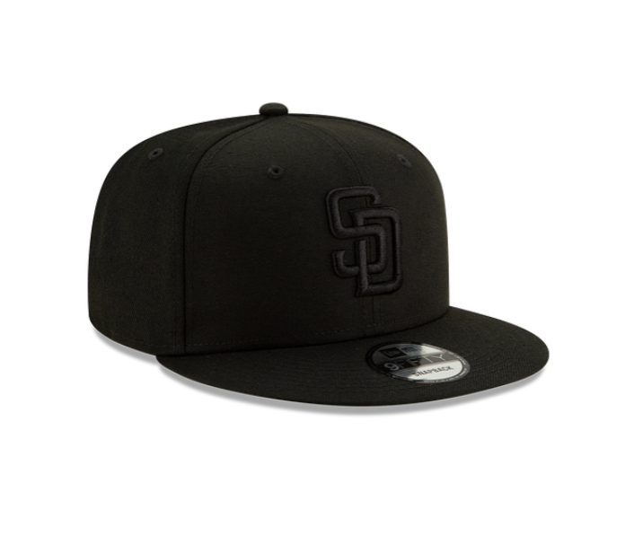 New Era San Diego Padres Black White Logo Snapback Cap 9fifty Limited  Edition