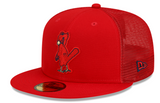 Red Mesh St. Louis Cardinals Gray Bottom New Era 59FIFTY Fitted