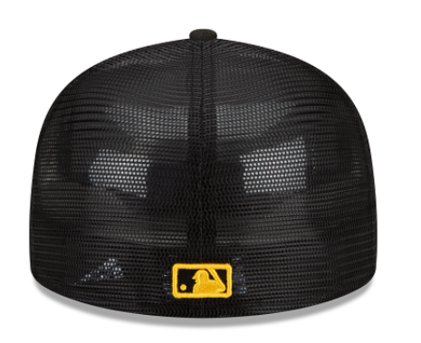 Black Mesh Pittsburgh Pirates Gray Bottom New Era 59FIFTY Fitted