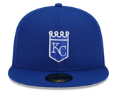 Royal Blue Mesh Kansas City Royals Gray Bottom New Era 59FIFTY Fitted