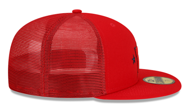 Red Mesh Washington Nationals Gray Bottom New Era 59FIFTY Fitted