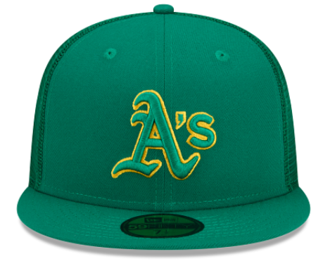 Kelly Green Oakland Athletics Mesh Gray Bottom New Era 59FIFTY