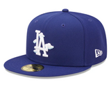 Royal Blue Los Angeles Dodgers Icy Blue Bottom 2020 World Series Side Patch New Era Comic Cloud  59Fifty Fitted