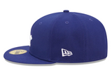 Royal Blue Los Angeles Dodgers Icy Blue Bottom 2020 World Series Side Patch New Era Comic Cloud  59Fifty Fitted