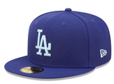 Royal Blue Los Angeles Dodgers Clouds Bottom 1988 World Series Side Patch New Era 59Fifty Fitted