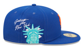 Royal Blue New York Mets Cloud Icons New Era 59Fifty Fitted