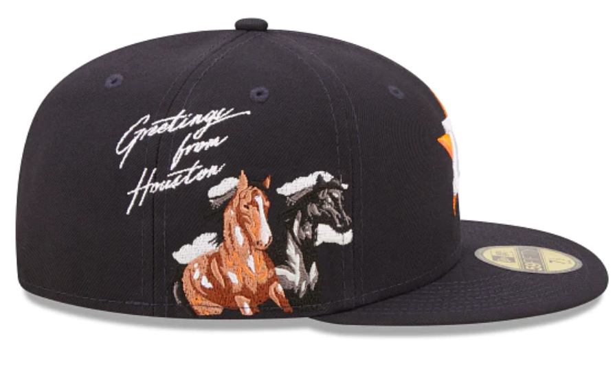 New Era Houston Astros Outerspace 5950 Fitted | STASHED Blue / 7 3/4