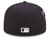 Navy Blue Houston Astros Cloud Icons New Era 59Fifty Fitted