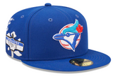 Royal Blue Toronto Blue Jays Cloud Icons New Era 59Fifty Fitted