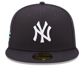 Navy Blue New York Yankees Cloud Icons New Era 59Fifty Fitted