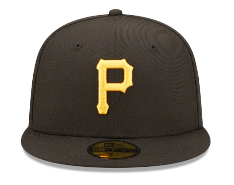 Black Pittsburgh Pirates Cloud Icons New Era 59Fifty Fitted