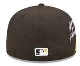 Black Pittsburgh Pirates Cloud Icons New Era 59Fifty Fitted