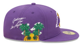 Purple Los Angeles Lakers Cloud Icons New Era 59Fifty Fitted