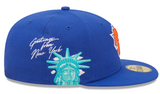 Royal Blue New York Knicks Cloud Icons New Era 59Fifty Fitted