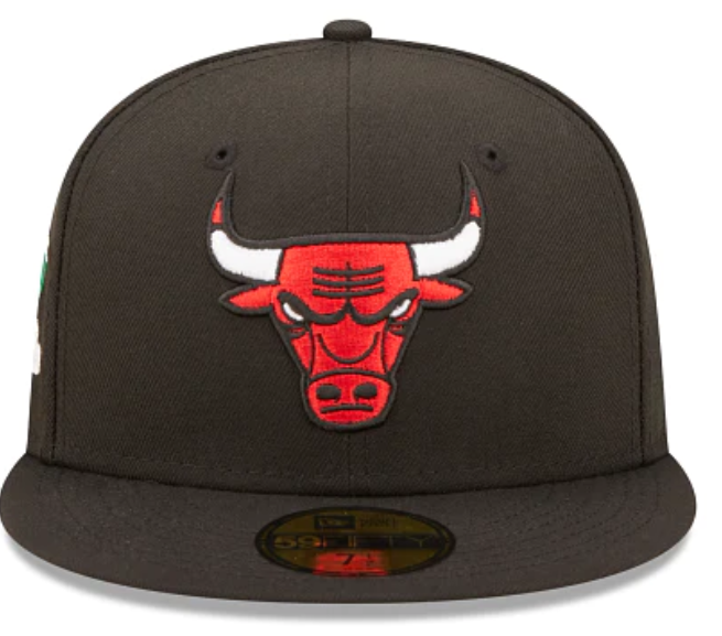 Black Chicago Bulls Cloud Icons New Era 59Fifty Fitted
