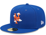 Royal Blue New York Mets Icy Blue Bottom 1986 World Series Side Patch New Era Comic Cloud  59Fifty Fitted