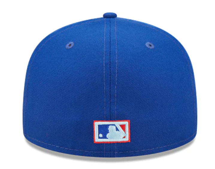 Royal Blue Toronto Blue Jays Clouds Bottom 1993 World Series Side Patch New Era 59Fifty Fitted