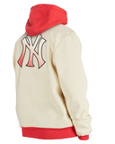Off White New York Yankees New Era Lava Red Color Pack Team Front & Back Pullover Hoodie