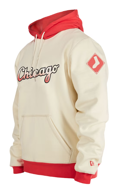 Off White Chicago White Sox Lava Red Color Pack Team Pullover Hoodie S