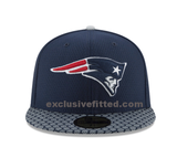 New England Patriots New Era Super Bowl LII 52 Sideline Patch 5950 Fitted Hat