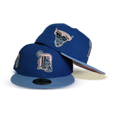 Sea Blue Detroit Tigers Pink Bottom 2000 All Star Game Side Patch New Era 59Fifty Fitted
