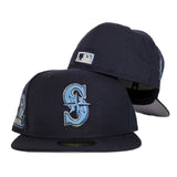 Seattle Marniers Navy 30th Anniversary Side Patch New Era 59Fifty Fitted Hat