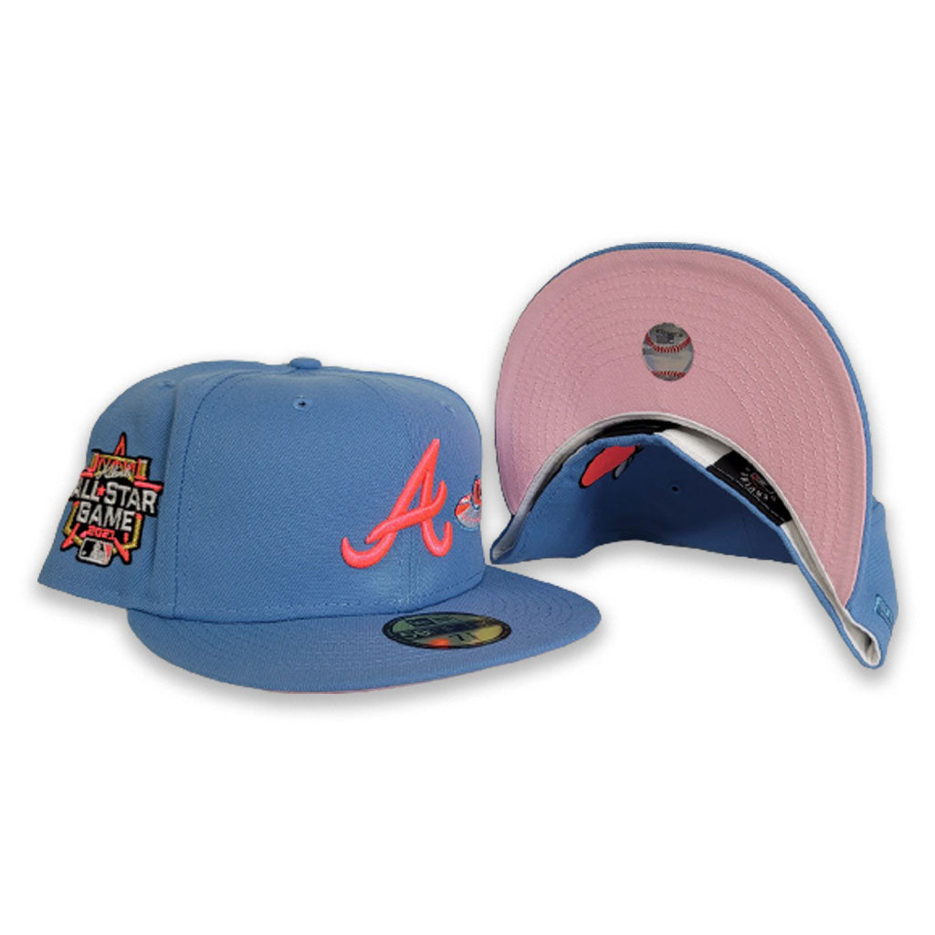 Atlanta Braves 1972 All Star Game New Era 59Fifty Fitted Hat (Sky