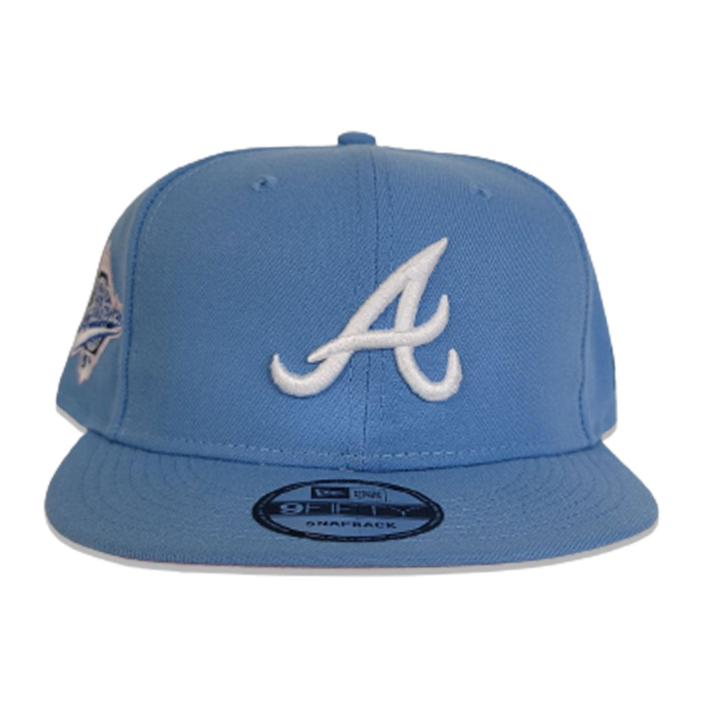  New Era Atlanta Braves 9FIFTY 1995 World Series Multi Patch  Retro Hook Snapback Cap, Hat : Sports & Outdoors