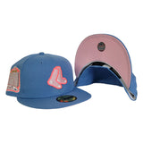 Sky Blue Boston Red Sox Pink Bottom 1999 All Star Game Side Patch New Era 59Fifty Fitted