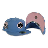 Sky Blue Chicago Cubs Pink Bottom 1990 All Star Game Side Patch New Era 59Fifty Fitted