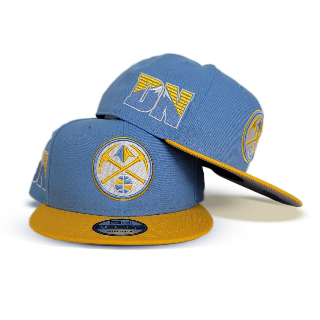 Mitchell & Ness Men's Blue Denver Nuggets Patch Snapback Hat