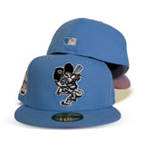 Sky Blue Detroit Tigers Pink Bottom Tiger Stadium Side Patch New Era 59Fifty Fitted