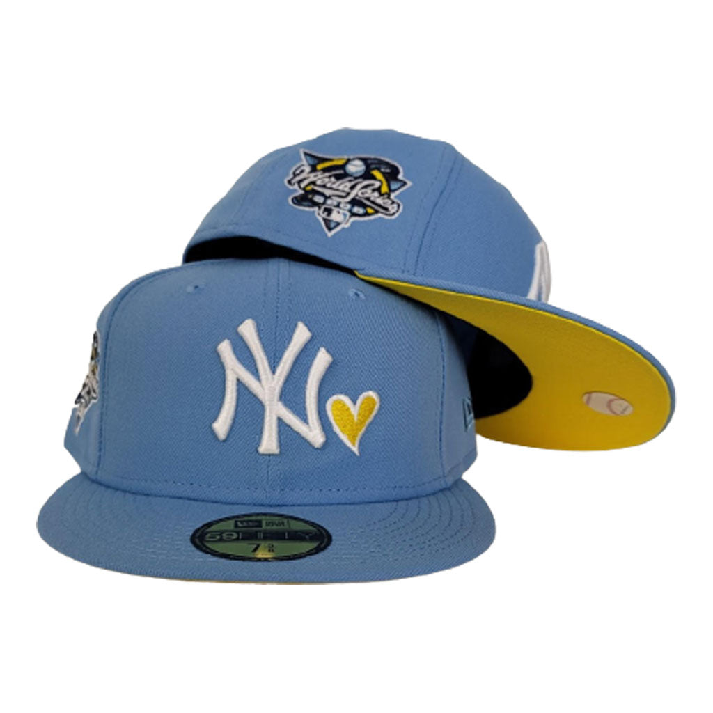 New York Yankees X New York Mets X Red Icy Blue Bottom 2000 Subway Series  New Era 59Fifty Fitted Hat