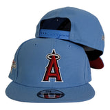 Sky Blue Los Angeles Angels 2010 All Star Game Red Bottom 9Fifty New Era Snapback