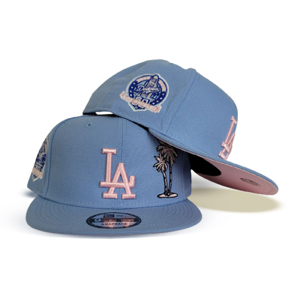 Los Angeles Dodgers 60th Anniversary Sky Blue 59Fifty Fitted Hat