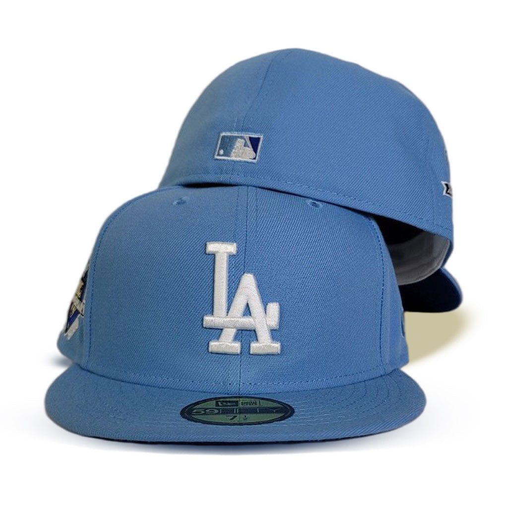 7 1/2 Los Angeles LA Dodgers Sky Blue Royal Blue Grey 50th