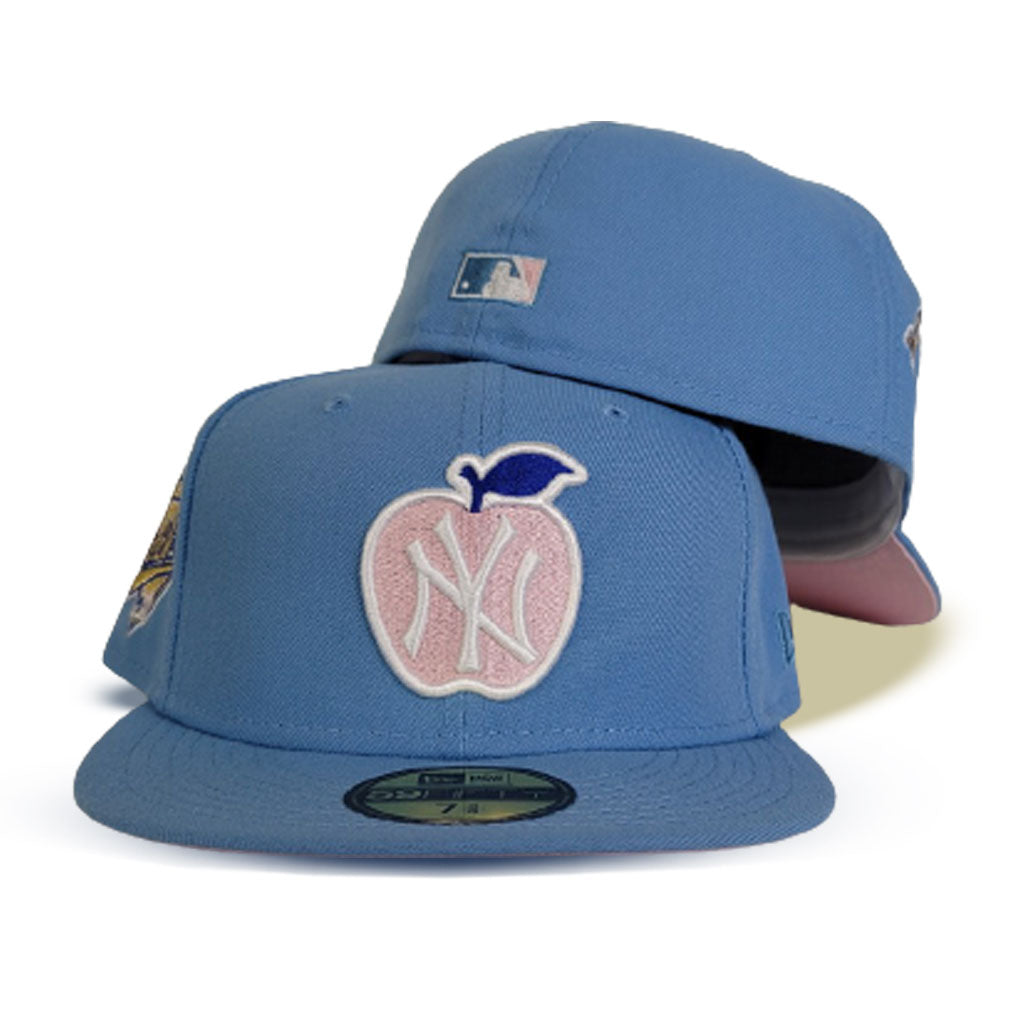 Navy Blue New York Yankees Pink Bottom 1996 World Series New Era 59FIFTY Pop Sweat Fitted 8