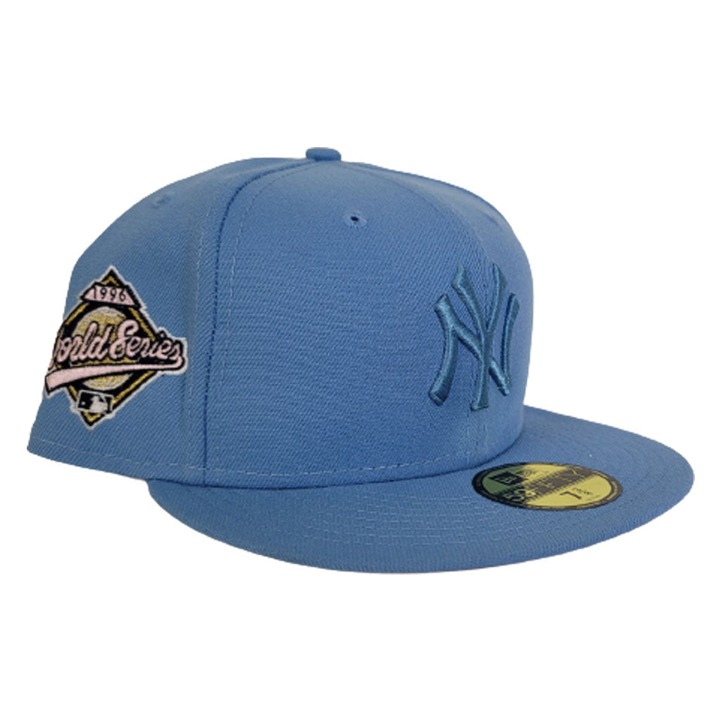 New Era New York Yankees World Series 1996 Teal and Pink Edition 59Fifty  Fitted Cap