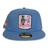 Sky Blue Philadelphia Phillies Pink Bottom 1980 World Champions Side Patch New Era 59Fifty Fitted Hat