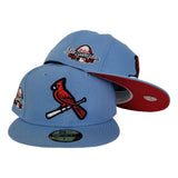 Sky Blue St. Louis Cardinals Red Bottom 2009 All Star Game New Era 59Fifty Fitted