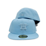 Sky Blue Tonal Houston Astros Gray Bottom Color Pack New Era 59Fifty Fitted