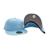 Sky Blue Tonal New York Yankees Gray Bottom Color Pack New Era 59Fifty Fitted