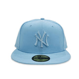 Sky Blue Tonal New York Yankees Gray Bottom Color Pack New Era 59Fifty Fitted