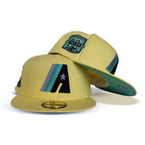 Product - Soft Yellow Houston Astros Teal Bottom 20th Anniversary Side patch New Era 59Fifty Fitted