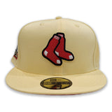 Soft Yellow New Era Boston Red Sox Red Bottom 1999 All Star Game side Patch 59Fifty Fitted