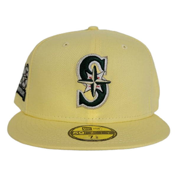 Soft Yellow Seattle Mariners Forest Green Bottom 20th Anniversary Side ...