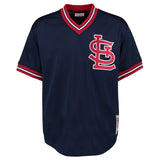 St. Louis Cardinals Ozzie Smith Mitchell & Ness Navy 1994 Authentic Mesh Batting Practice Jersey