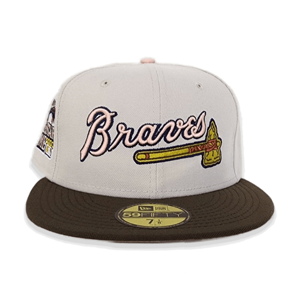 The Game Braves Baseball The Game Brown/White/Gold Custom Cap