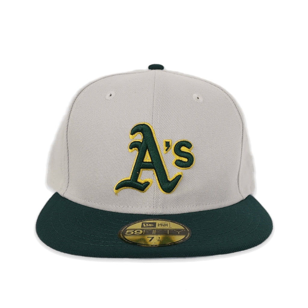 Green Oakland Athletics Historic 9X World Series Champions Gray Bottom New  Era 59Fifty Fitted